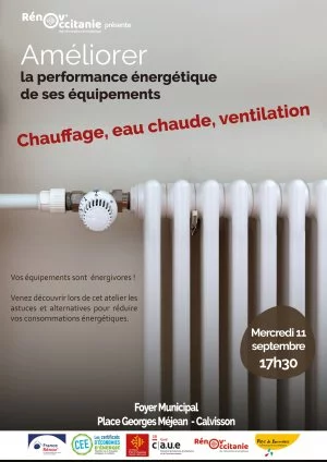 Affiche L'amélioration énergétique des équipements